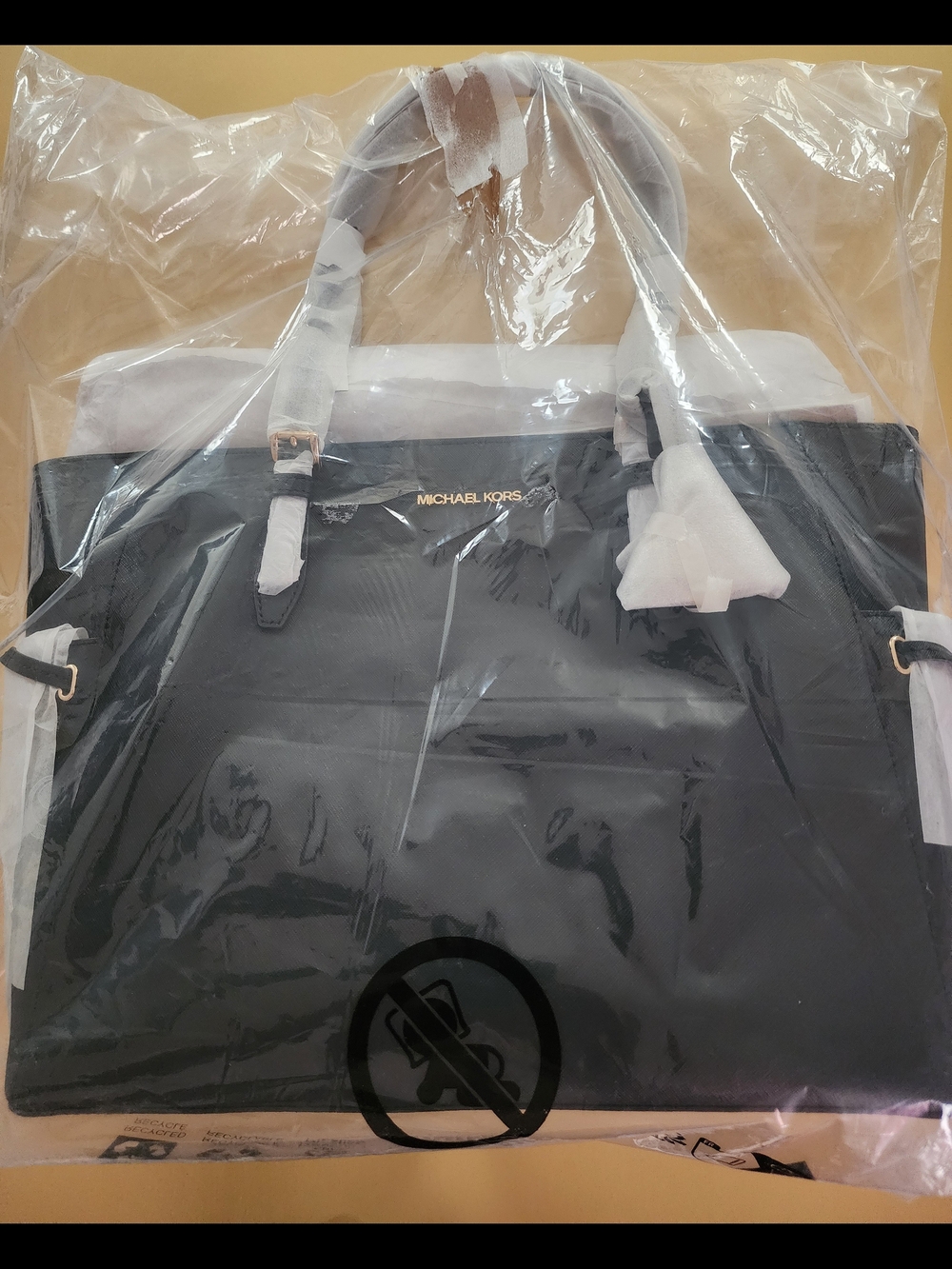 Michael Kors Black Gilly Tote Handbag